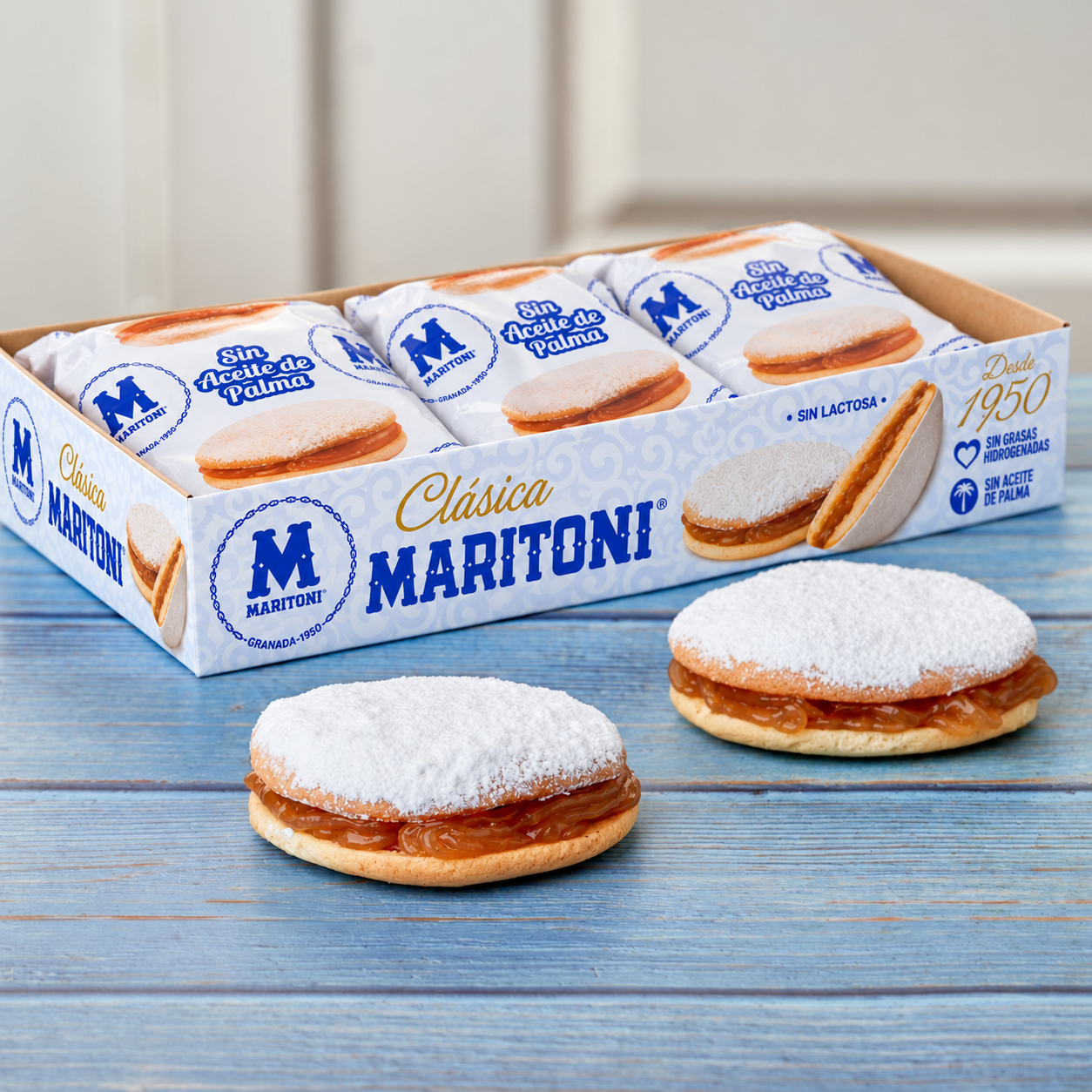 Maritoñi. Pack 6 unidades | Dulce tradicional de Granada con sabor único.